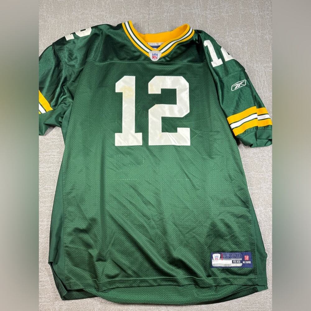 Reebok Stitched Aaron Rodger’s Green Bay Packer Football NFL Jersey Size 56